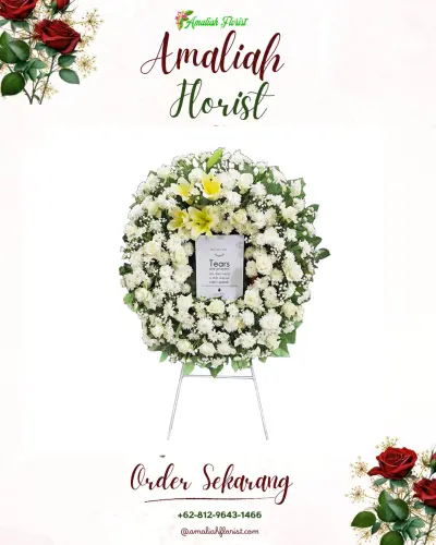 Krans Bunga Duka Cita di Harris Suites Puri Mansion – Ballroom